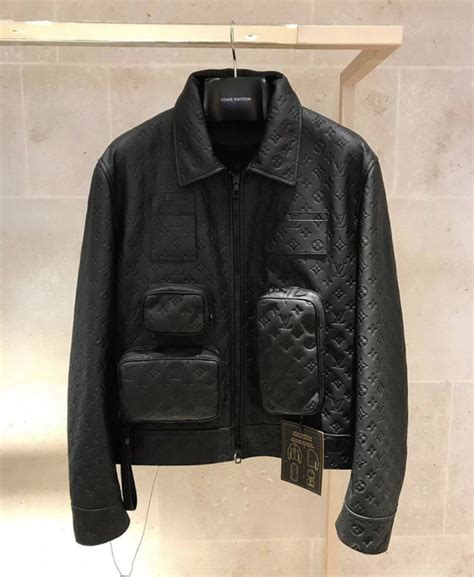 louis vuitton lederjacke herren|louis vuitton high school jacket.